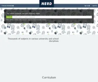 Nerdutella.com(Nerdutella) Screenshot