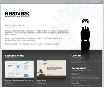 Nerdverk.com(Professional Web Solutions) Screenshot