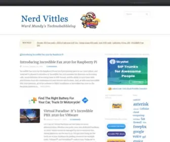 Nerdvittles.com(Ward Mundy's Technobabblelog) Screenshot
