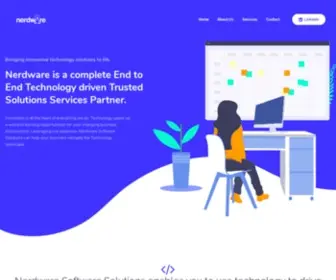 NerdwareGlobal.com(Trusted Solutions Services Partner) Screenshot