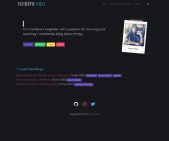 Nerdycode.com(Web Development and Software) Screenshot