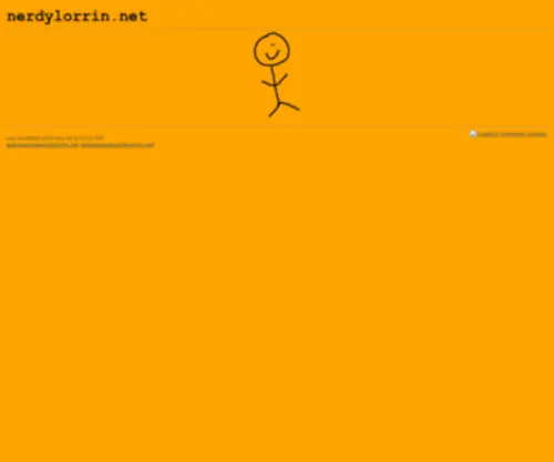 Nerdylorrin.net(Homepage for) Screenshot