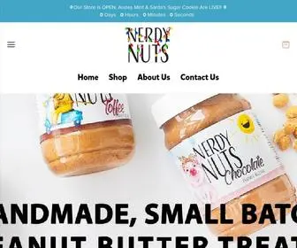 Nerdynuts.com(Handmade Peanut Butter) Screenshot