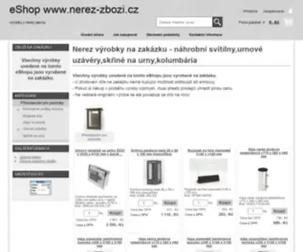 Nerez-Zbozi.cz(Nerez výrobky na zakázku) Screenshot