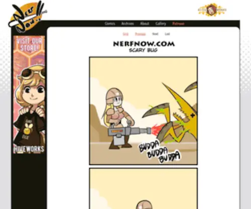 Nerfnow.com(Nerf NOW) Screenshot