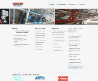 Nergek.com(NERGEK Electromechanical Contractor and Importer) Screenshot