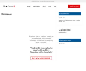 Nerofirenze.com(Homepage) Screenshot
