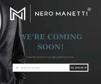 Neromanetti.com(NERO MANETTI) Screenshot