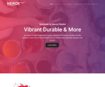 Neroxpaints.com(Nerox Paints Boralesgamuwa Sri Lanka) Screenshot