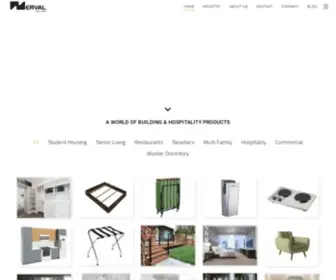 Nervalcorp.com(Hotel Furniture) Screenshot