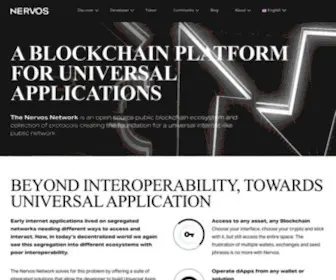 Nervos.org(A blockchain platform for universal applications the nervos network) Screenshot