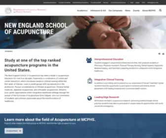 Nesa.edu(New England School of Acupuncture) Screenshot