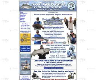 Nesaltwatershow.com(New England Saltwater Fishing Show) Screenshot