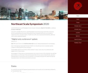 Nescala.org(NE Scala 2020) Screenshot