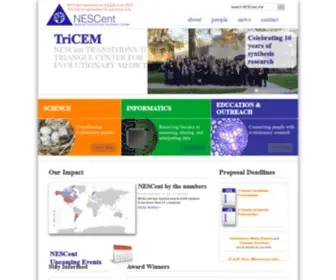 Nescent.org(The National Evolutionary Synthesis Center) Screenshot