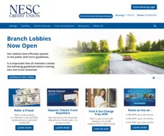 NescFcu.org(NESC Federal Credit Union) Screenshot