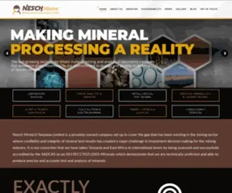 Neschmintec.com(Mineral Processing) Screenshot