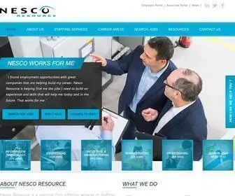 Nescoresource.com(Nesco Resource) Screenshot