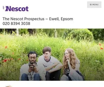 Nescotprospectus.com(The Nescot Prospectus) Screenshot