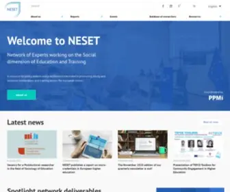 Nesetweb.eu(NESET) Screenshot