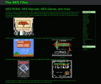 Nesfiles.com(The NES Files) Screenshot