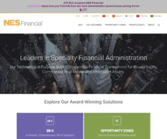 Nesfinancial.com(JTC Americas) Screenshot