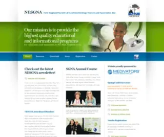 Nesgna.org(NESGNA New England Society of Gastroenterology Nurses and Associates) Screenshot