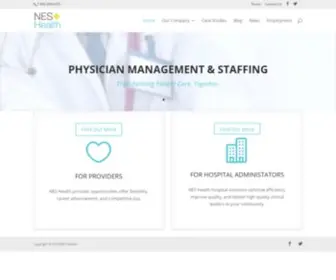 Neshealth-Care.com(NES Health) Screenshot