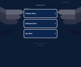 Neshed.com(Custom Sheds) Screenshot