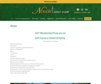 Neshobe.com(Neshobe Golf Club) Screenshot