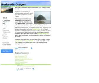 Neskowinoregon.com(City of Neskowin Oregon) Screenshot