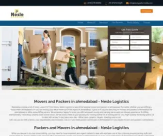 Neslepackersindia.com(Nesle Packers and Movers) Screenshot