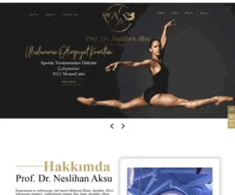 Neslihanaksu.com(Prof) Screenshot