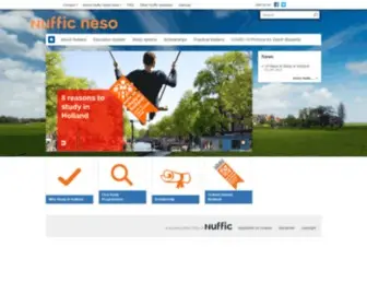 Nesoindia.org(The Netherlands Education Support Office India) Screenshot