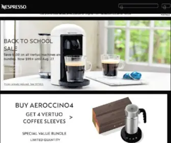 Nespresso-US.com(Nespresso USA) Screenshot