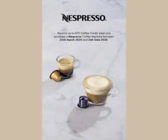 Nespressopromotion.co.nz(Nespresso Promotion) Screenshot