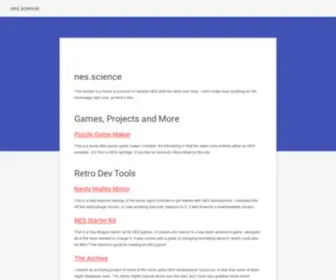 Nes.science(Development archive) Screenshot