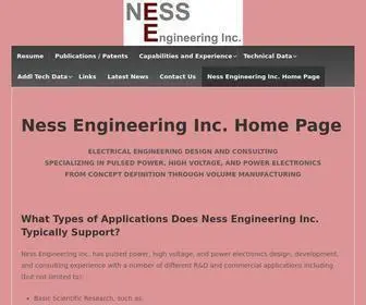Nessengr.com(Ness Engineering Inc) Screenshot