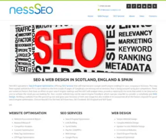 Nessseo-Scotland.co.uk(Website Design Web Hosting & SEO in England) Screenshot