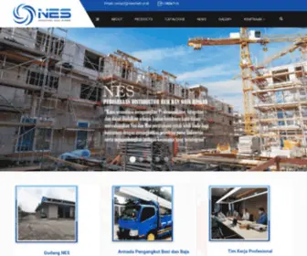 Nessteel.co.id(Distributor Besi Beton dan Baja serta Bahan Bangunan) Screenshot
