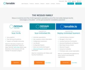 Nessus.org(Nessus®) Screenshot