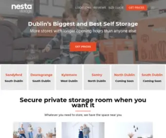 Nesta.ie(Dublin Self Storage) Screenshot