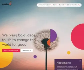 Nesta.org.uk(UK innovation agency for social good) Screenshot