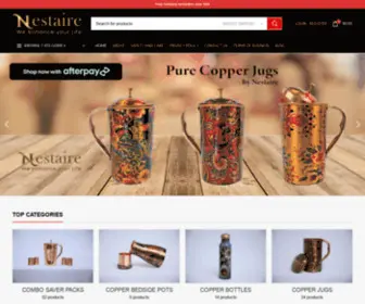 Nestaire.com.au(Shop for Pearl Tableware) Screenshot