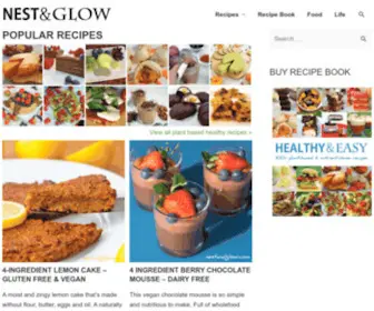 Nestandglow.com(Plant Based Healthy Recipes and Natural Lifestyle) Screenshot