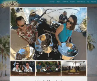 Nestasteelband.com(Nesta Steel Drum & Caribbean Band) Screenshot