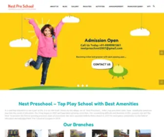 Nestgroupofschools.com(Nest Preschool) Screenshot