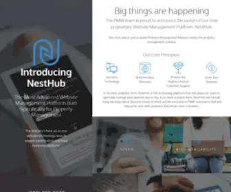 Nesthub.com(The most advanced website management platform for property management) Screenshot