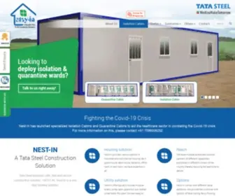 Nestin.co.in(Prefabricated Housing & Prefab Construction Solutions) Screenshot