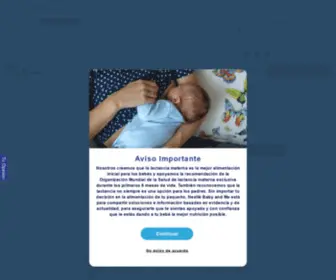 Nestlebabyandme.com.mx(Baby and Me: Expertos en nutrición y desarrollo infantil) Screenshot